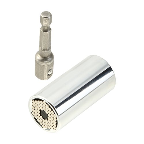 LESOLEIL Steckschlüssel Satz Handwerkzeuge Universal Reparatur Werkzeuge Ratschen Sechskant Steckschlüsseleinsatz Torx- Schlitz Phillips Pozidrive Bit Steckschlüsseleinsätze Werkzeugkoffer 121 teilig - 6