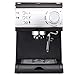 Produktbild QSM Kaffeemaschine Espressomaschine Für Haushalt Und Gewerbe, Halbautomatische Dampfmilchschaum-Instantkaffeemaschine,Schwarz,A