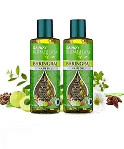 Galway Bhringraj Hair Oil, 200ml (PACK OF 2)