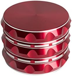 opdamyi Herbal Grinder, Drum Shape Design, Zinc Alloy,4-pieces