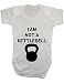 I Am Not A Kettlebell Weights Training Weight Lifting Funny Gym Work Out Baby Onesie Vest