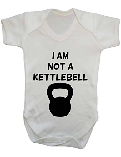 I Am Not A Kettlebell Weights Training Weight Lifting Funny Gym Work Out Baby Onesie Vest