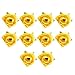 Produktbild sal008ly7far Lebendige Gefälschte Blume, 10 Stück Künstliche Blume Köpfe Tee Knospen Anordnung DIY Hochzeit Pralinenschachtel Dekor Gelb