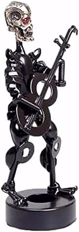 Skull Decor Statue Horror Guitar Music Terminator