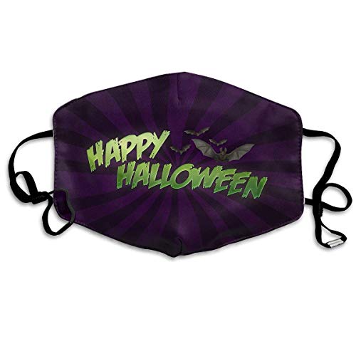 Preisvergleich Produktbild Vbnbvn Mundmaske,Wiederverwendbar Anti Staub Schutzhülle, Happy Halloween Pattern Mouth Masks Unisex Anti-Dust Flu Washable Reusable Mouth Mask Fashion Design for Girls Women Boys Men