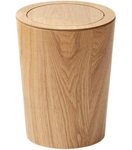 Cestino Portarifiuti In Legno Per Esterno - Ideale Per Giardini, Parchi, Pattumiera Da Esterno - Foto 2