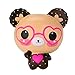 Price comparison product image NPRADLA Squishy Love Cute Glasses Bear Scented Jumbo Charm Super Slow Rising Squeeze Toy (C-71)