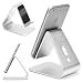 Produktbild Urcover [EDEL] Original Designer Aluminium Edition Smartphone Ständer und Halter für Apple iPhone/iPod, HTC Huawei Nokia Samsung Handy Ständer für jedes Modell [DEUTSCHER FACHHANDEL] Silber