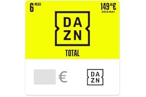 DAZN TOTAL PREPAID CARD 6 Months 149,99 EUR SAVE 89,95 EUR - for Spain - by email