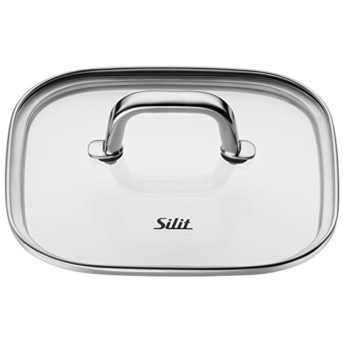 Preisvergleich Produktbild Silit Glasdeckel Quadro Ø 16cm Metallgriff spülmaschinengeeignet