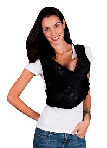 Baby K'Tan Baby Carrier Black Breeze (Medium)