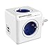 Produktbild allocacoc Power Cube allocacoc DuoUSB Original, 4x Verteiler mit 2x USB, 230V Schuko blau