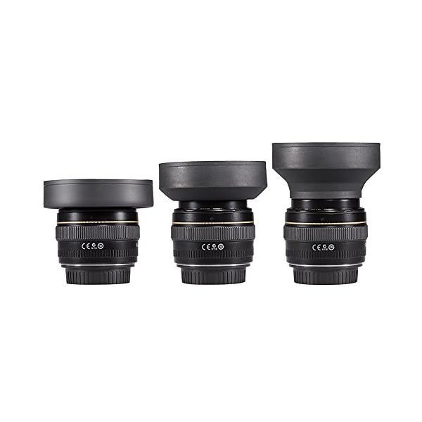 Neewer Filtro para Lentes de 52 mm Accesorio Kit:UV, CPL, FLD, ND2, ND4, ND8 y Parasol, Tapa de Lentes para Nikon D7100… - Image 3