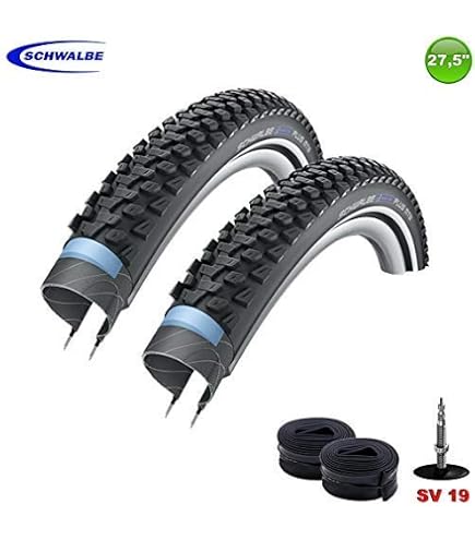 reifen unplattbar mountainbike 2 x Schwalbe Marathon Plus MTB mit Reflex 57-584 (27,5 x 2.25) + 2 Schwalbe Schläuche DV19 inkl. 3 Reifenheber Sport & Freizeit leichtes Kinderfahrrad Size:Pretty in Pink Steel Harald Greaves