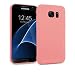 Produktbild MyGadget Silikon Hülle TPU Case für Samsung Galaxy S7 Edge - Soft Back Cover (1,2 mm Slim) Schutzhülle Dünn & Flexibel Handyhülle Schale - Matt Rosa