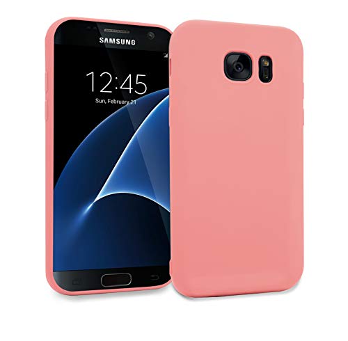 MyGadget Funda Slim para Samsung Galaxy S7 Soft Ultra Delgada 0,8mm - Carcasa Liviana en Silicona TPU Protectora cómoda y Ligera - Rosa