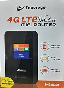 Secureye 4G LTE WiFi Dongle Router S-4GML300