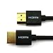 Produktbild HDMI Kabel 3M - Ultraflexibel schwarz - HDMI 2.0 (a/b) kompatibel - 4K : Ultra HD 2160p / Full HD 1080p / HDR / 3D / Ethernet / Audio Return Channel (ARC) - Flexibel und Mehrfach Schirmung.