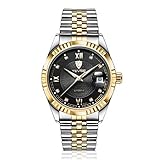 TEVISE 629-003 Edelstahl Armbanduhr Business Style Mechanische Luxus Wasserdicht Männer Armbanduhr Nadelkalender Datum