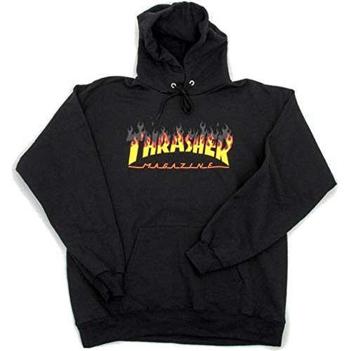 Thrasher BBQ Pullover Hood Black Medium/Black
