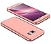 Price comparison product image Samsung Galaxy S7 Case,XINYUNEW 360° Full Body PC 3in 1 [with Tempered Glass Screen Protector 2 Pack] Shockproof Phone Cover Ultra Thin Protective Skin Case for Apple Samsung Galaxy S7 (Rose Gold)