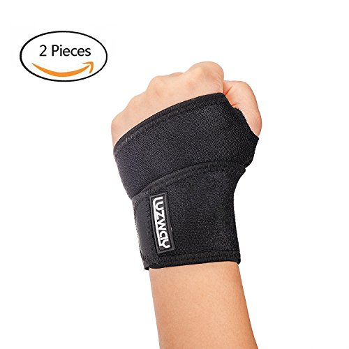 LUZWAY Handgelenkbandage Sehnenscheidenentzündung Verstellbare, Handgelenkstütze, Handgelenk Unterstützung,Einstellbare Handgelenkschoner Wrist Wraps für Alltag Fitness ,Sport, Boxen und Kraftsport ,Handbandage Beide Hände Gültig