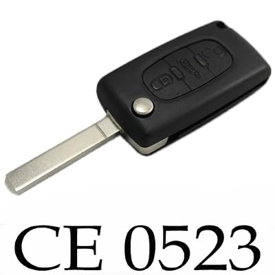 JONGO COQUE CLE PLIP TELECOMMANDE PEUGEOT 407 3 BOUTONS