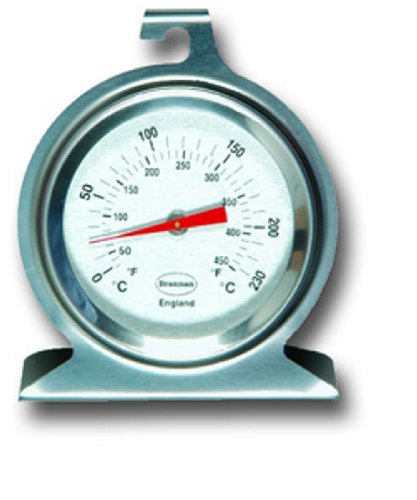 Brannan Classic Zifferblatt Ofen Thermometer Edelstahl