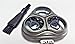 New Shaver Head Holder Frame Cover & Blade Plate For Philips Norelco Speed XL HQ8200 HQ8230 HQ8240 HQ8250 HQ8241 HQ8251 Shaving Replacement Parts Silver
