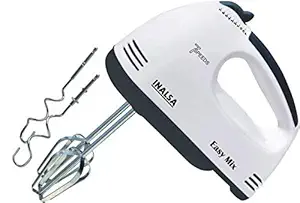 ANGEL ENTERPRISE2212 Angel Enterprise Electric Egg Mixer Beater Hand Held 7 Speeds Roasting Stainless Steel Appliances Kitchen Baking Tool, White