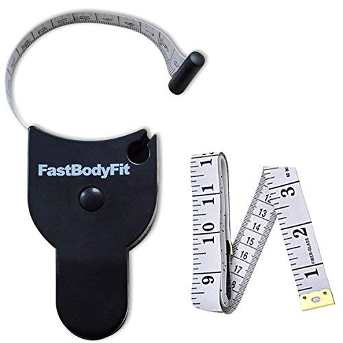 FastBodyFit Corps Mètre ruban optimisé pour mesurer la livraison par le corps nouvelle et Version. ergonomiques, pratique et facile d'utilisation