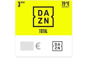 DAZN TOTAL PREPAID CARD 3 Months 79,90 EUR SAVE 40 EUR - for Spain - by email