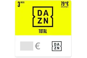 TARJETA PREPAGO DAZN TOTAL 3 Meses 79,90 EUR AHORRA 40 EUR - para España - por correo electrónico