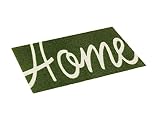 Weimilon Weimilon 1674015007 Puerta para Pies Estera Fama Diseño para El único Hogar 40 X 60 Cm Felpudo Verde Ornamento Diario Retro Elegante Felpudo Antideslizante (Color : Colour, Size : Size)