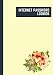 Produktbild internet password logbook: a4 8.27x11.69 cute internet password book | cool internet password log book paper with page numbers | internet password ... journal paper | floral flora butter color