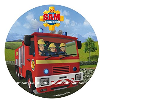 Tortenaufeger Sam der Feuerwehrman 001