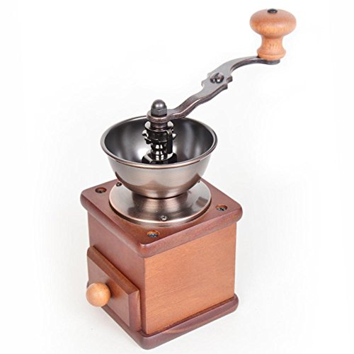 PENG Hand Mahlen von Kaffeebohnen Gewürze hölzernen Küchenzubehör, Holzkaffeemühle Hand Kaffeebohnen Schleifmaschine PENG Hand Mahlen von Kaffeebohnen Gewürze hölzernen Küchenzubehör, Holzkaffeemühle Hand Kaffeebohnen Schleifmaschine Bilder