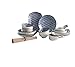 Produktbild WFL Wellenmuster 23 Stücke Reisschüssel Suppenschüssel Teller Teller Set, Besteck,1,cm