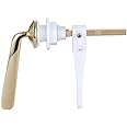 Taps2Traps™ Gold Effect Metal Cistern Lever, Fits Ceramic Cisterns with 21mm Hole NOT Suitable for Ideal Standard