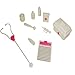Produktbild Sharplace 10pcs / Set Arzt Rollenspiel Zubehör Für 29cm Barbie Puppen - Auskultation, Pill Box, Notebook, Medicinal Pokal