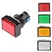 Produktbild Sharplace DC 12V Taster Druckschalter Momentane Selbst Quadratischen Schalter LED Druckknopf - Transparent Red