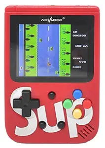 TANMAN TOYS Handheld Game Player Gaming Console with 3 inch Wide LCD Screen with 500 Retro Games Digitally Multi Platform Games for Kids (Multi Color)