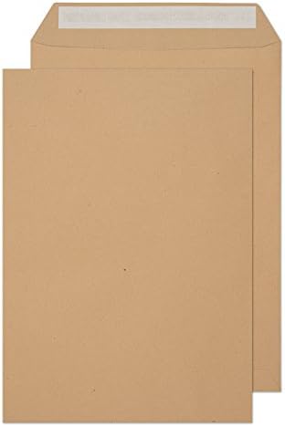 2X C4 / A4 Manilla Brown Peel &amp; Seal Envelopes Pack of 15 - High Quality Free UK Delivery by Saleverywhere
