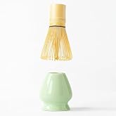 2 Par&ccedil;a Matcha &Ccedil;ayı Fır&ccedil;a ve Bamboo Whisk Tutucu K&ouml;p&uuml;rt&uuml;c&uuml; Tutacağı mt165