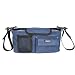 Damero Pram Buggy Buddy Stroller Organiser Storage Bag with Shoulder Strap, Great for Bike or Car Seat Organiser, Blue