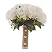 Produktbild MSSugar Hochzeit Brautstrauß Künstliche Blumen Wunderschöne Rosenstrauß Rosen Brautjungfer Hochzeitsstrauß Braut für Hochzeit/Fotoshooting
