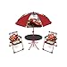 Produktbild Arditex WD12638 Set Tisch (50x50x48cm), 2 Stühle (38x32x53cm) und Sonnenschirm (Durchmesser 110cm) von Disney-Pixar-Cars