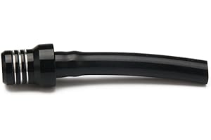 An Xin - Tubo di sfiato per valvola del serbatoio della benzina per moto Pit Bike (nero)
