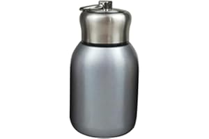 JBSCEEN Minitermos de café de 300 ml, termo de viaje, termo de acero inoxidable, para uso en interiores y exteriores plata