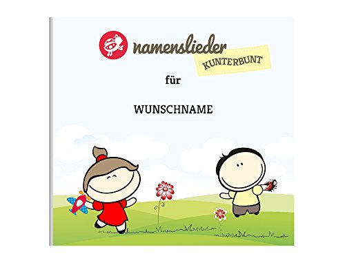 Namenslieder CD - Personalisierte Kinderlieder - 8 Kinderlieder gesungen mit Deinem Namen - Zur Taufe, Geburtstagsgeschenk, Taufgeschenk - 2